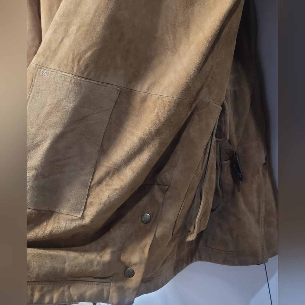 Men's Aquascutum Suede Leather Jacket Wool Lining - Picture 12 of 12